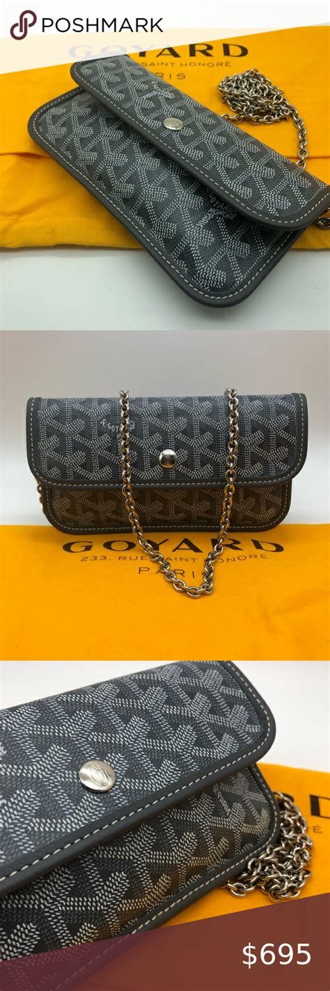 goyard wallet and chain|Goyard wallet women.